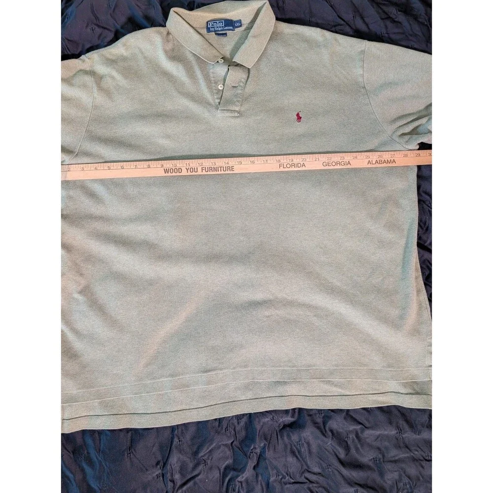 Polo Ralph Lauren Polo Shirt Men's XXL Green Short Sleeve Pony Logo Cotton